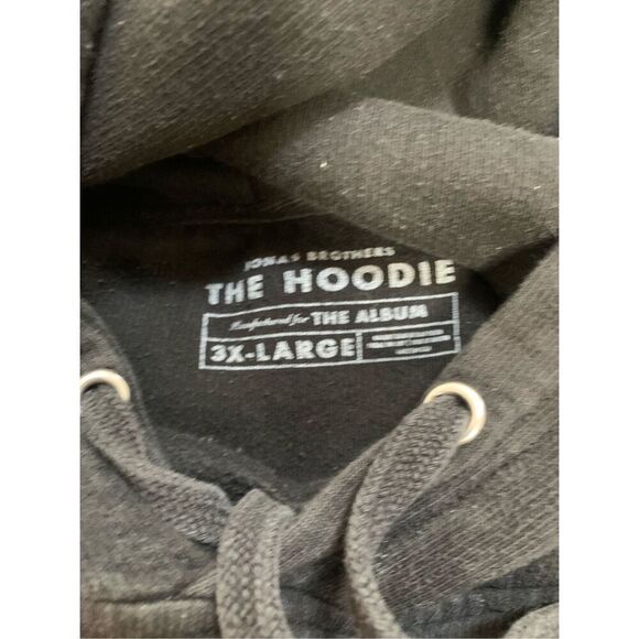 Jonas Brothers “The Album" Black Hoodie Hooded Sweatshirt 3X-Large - Picture 3 of 5